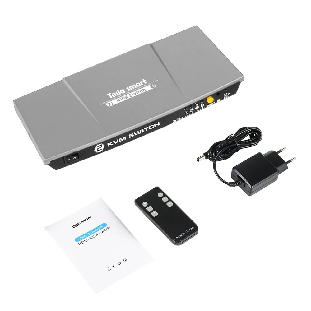 2 порта KVM HDMI переключатель USB KVM 2 порта HMDI переключатель 2 в 1 выход управления 2 шт. с дополнительной USB 2,0 порт Поддержка 4K* 2K(3840x2160