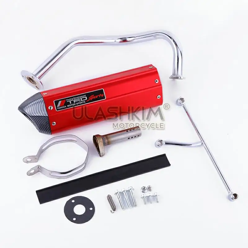 GY6 50 80 до 100 cc 137QMA QMB139 4-тактный цилиндр комплект головки гоночный выхлопной гонки распределительного ролики масло Шестерни кольца руки монтажный