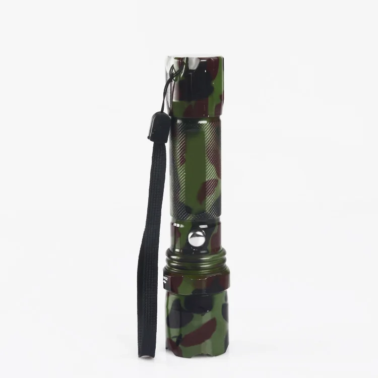 

Mini Outdoor LED Waterproof Long Shots Flashlight Yellow White Light Explosion-Proof Security Patrols Glare Lighting Camping Lig