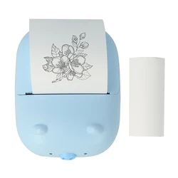 Mini imprimante thermique Portable pour photos et reçus, 200dpi, sans fil, avec 1 rouleau de papier thermique 