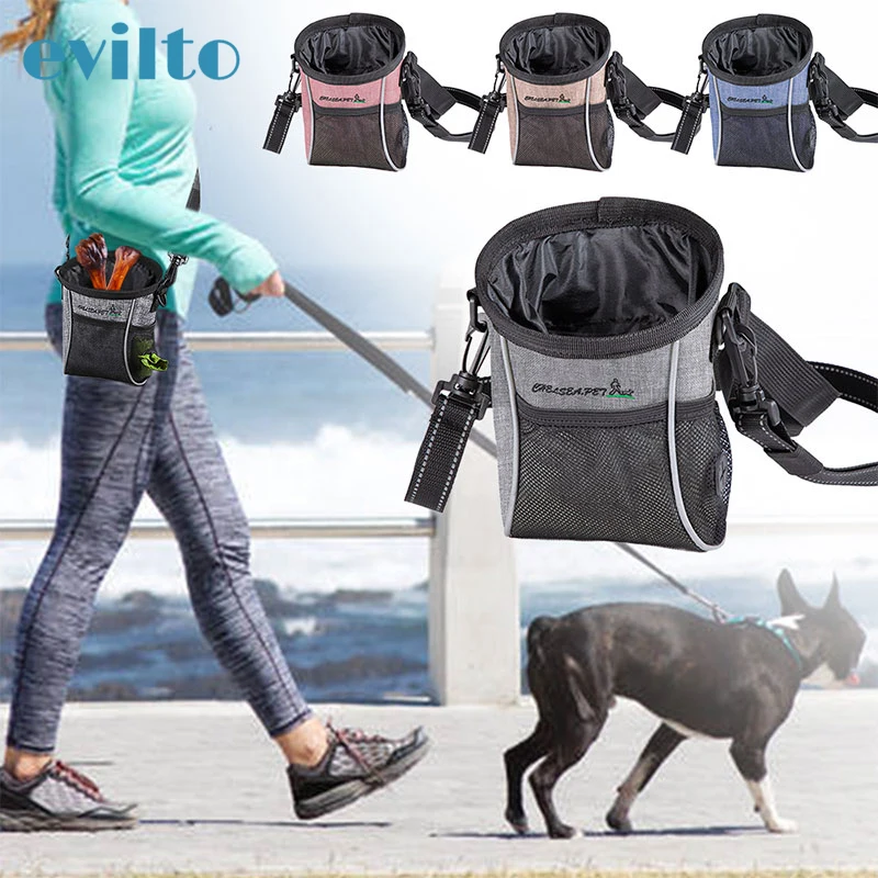 New Dog Snack Bait Bag Outdoor Portable Training Waist Bag Large