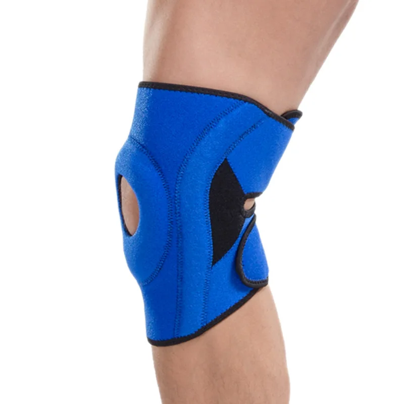 Genou Soutien L Sports de Plein Air Genouill/ère Anti-bless/é Soutien Brace Respirant Silicone Protecteur Genou