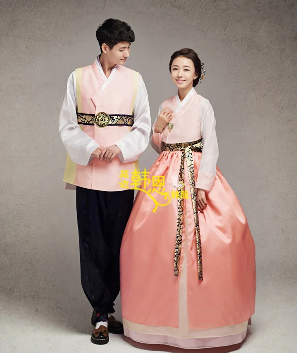 Южная Корея импортная высококачественная ткань ханбок/Жених невесты свадьба ханбок/национальный корейский ханбок модная одежда