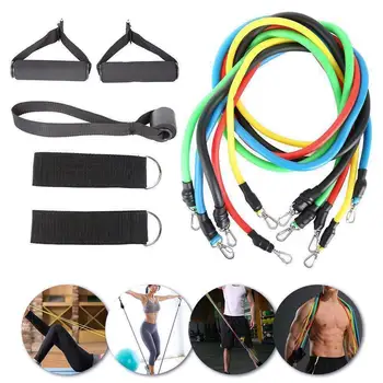

Pull Rope Full Set Fitness Exercises Resistance Bands Latex Tubes Pedal Excerciser Indoor Body Training Workout