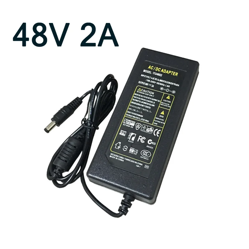 Articolo 48 V 2A Alimentatore Switching Lampada A Led 48 V 2A 2000Ma Adattatore Di Alimentazione 48V2A Router 96W 48 V Volt 2A Spedizione Gratuita