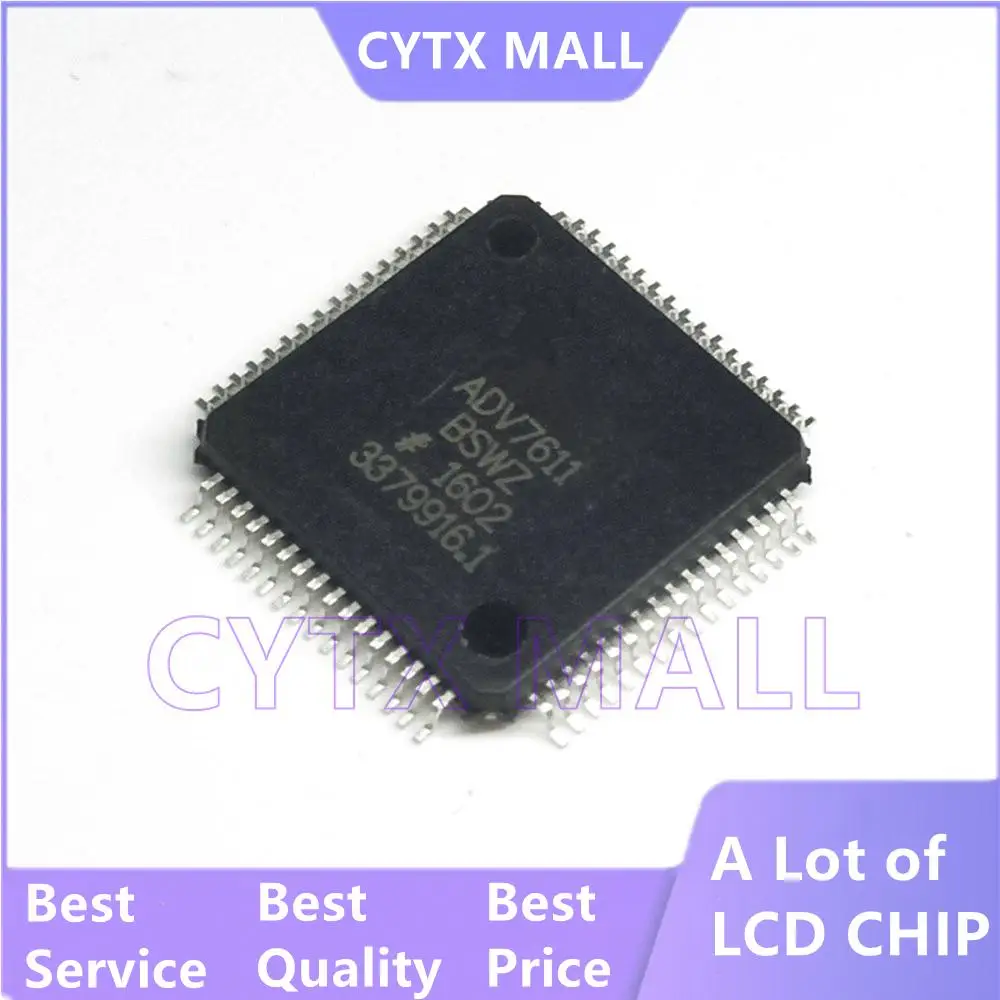 New_original 1 шт ADV7611 ADV7611BSWZ 7611BSWZ QFP ADV7611BSWZ ADV7125JSTZ330 ADV7619KSVZ-P ADV7513BSWZ