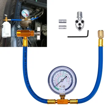 

Brand New And High Quality Bullet Piercing Tap Valve Kits R134a Charging Hose Can Tap With Gauge R-12/R-22