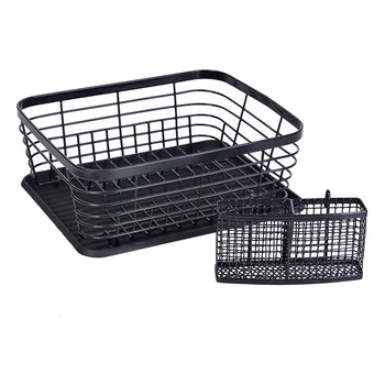 

Hoomall Stainless Steel Storage Rack Organizer Drying Rack With Drip Tray Kitchen Organizer Storage Basket