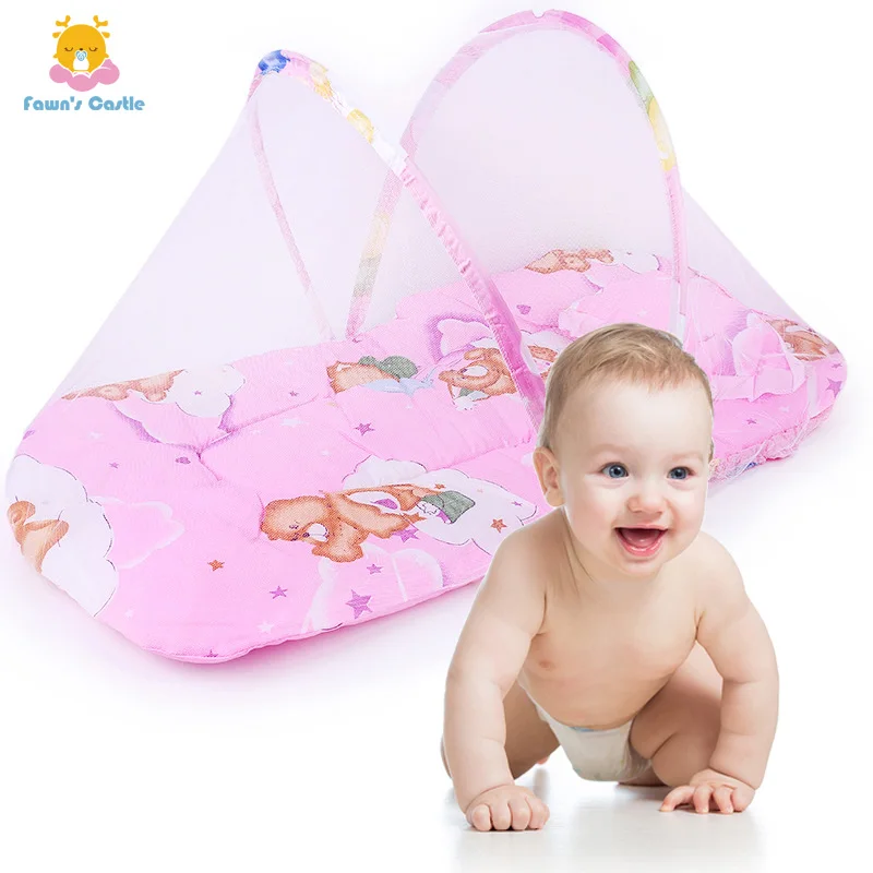

Portable Folding Baby Crib Mosquito Net Polyester Newborn Sleep Bed Travel Bed Netting Play Tent Children