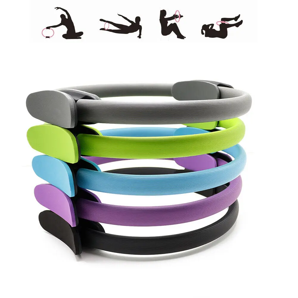 Dual Grip Pilates Ring Body Sport Exercise Fitness Weight Yoga Tool Magic Circle