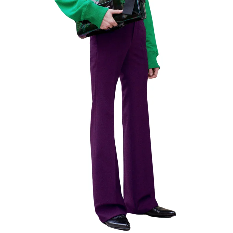 Men's Casual Pants Autumn And Winter Fashion New Western Trousers Trousers Beatles Yuppie Slim Flared Pants