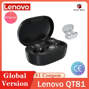 

NEW Original Lenovo QT81/XT91 TWS Wireless Earphone Bluetooth 5.0 300mAh Intelligent Noise Reduction Headset Hifi Stereo Sound