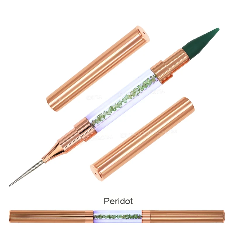 1set/lot quality Crystal Pen picking up Rhinestones Gems Sticky Wax Pencil DIY Tools for Nail art Cloth Diamond Picker Painting 