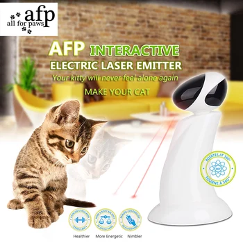 

360 Degree Electric Laser Emitter Cat Scratch Laser Toy Laser Light Exercise Teaser Fun Exercise Pet Puppy Toy for Cat Dog Pet