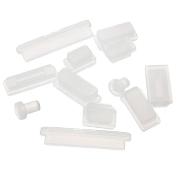 

12 in 1 USB plug Cover Anti-Dust Silicone For Macbook Pro 13 "15" air 11 "White