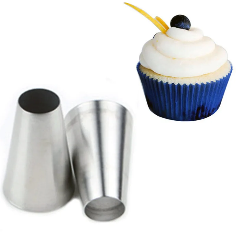 #807 Round Icing Piping Nozzles For Cake Decorating Tools DIY Cupcake Macaron Cookie Pastry Tips Baking Confectionery Equipment | Дом и сад