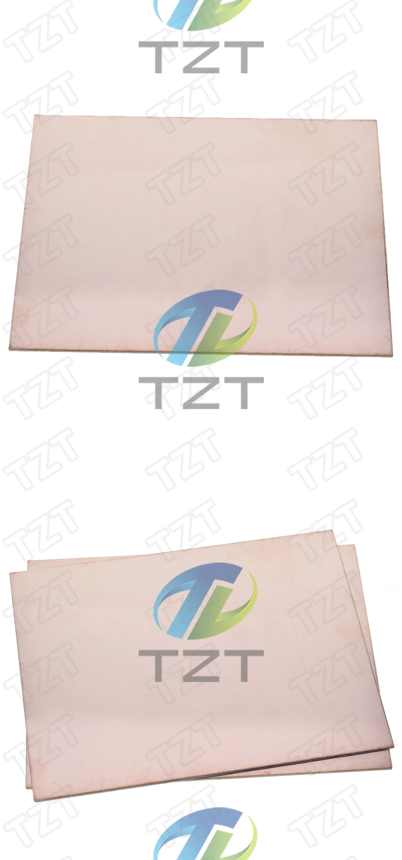 TZT 1/2/5 Stück 15x20cm 15*20 Einseitige Kupferbeschichtete Platte DIY-Kit für TZT Elektronische Komponenten – Detail 2