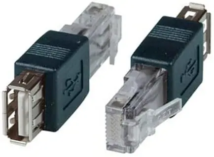 2 шт. в комплекте AF-RJ45 USB флеш-накопитель с гнездовым для AF-8P8C разъем украшением