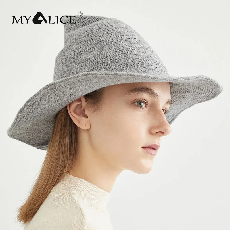 Шляпа Волшебника MYALICE для Хэллоуина рыбака шляпа с мягкими полями из проволоки