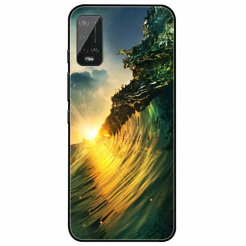 Silicone Cartoon Wolf Bumper Case - Luxury Shockproof Soft TPU Cover