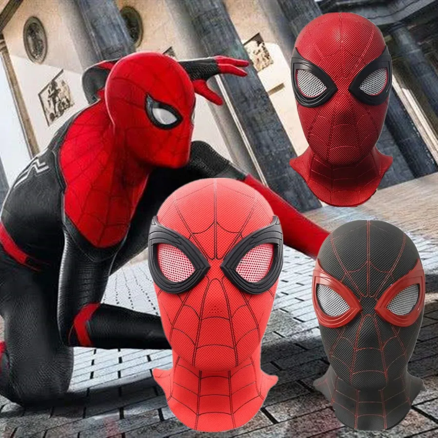

Spiderman Mask Far From Home Masque PVC Cosplay Mask Full Head Helmet Halloween Prop