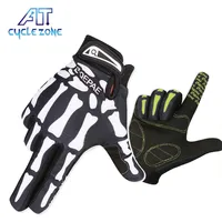 Skull Full Finger Tactical Knuckle Gloves Bicycle Ghost Motorcycle Touch Cycling Men's Winter Road Fishing Fitness Warm Glove 1