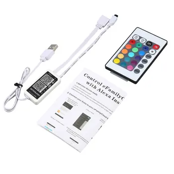 

Mini 24 Keys IR Remote Wireless Controller Wifi LED RGB Controller DC12V Mini Wifi For RGB LED Strip Lighting