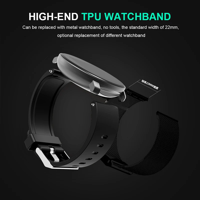  LYKRY M31 Smart Watch Full Screen Touch IP67 Waterproof Multiple Sports Mode Bracelet Heart rate Bl - 4000035960032
