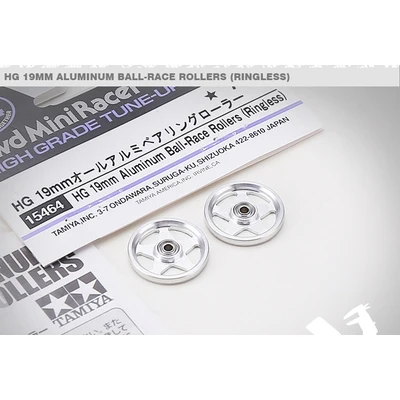 tamiya 15464 19 мм алюминиевая шариковая гоночная роликовая безкольцевая валковая, с числовым программным управлением для tamiya mini 4wd racing car 324 store - Цвет: 1 pack CNC