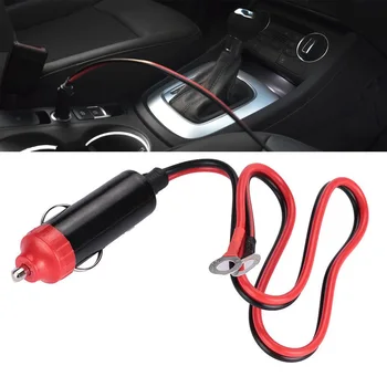 

Cord Cigarette Lighter Plug Cable Auxiliary Wire Power Supply Adapter 1000A 12V To 220V Portable Cigarette Lighter Cable
