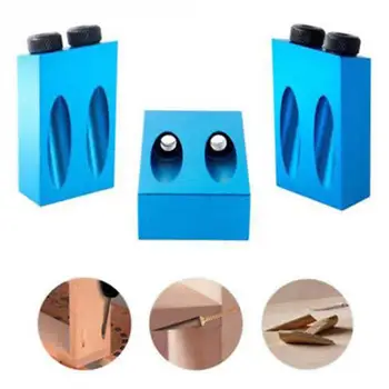 

Durable 28pcs Step Drilling Bit Pockethole Jig Cross Screw Driver Slant Hole Device Wooden Tool Power Tools Practical Aluminum