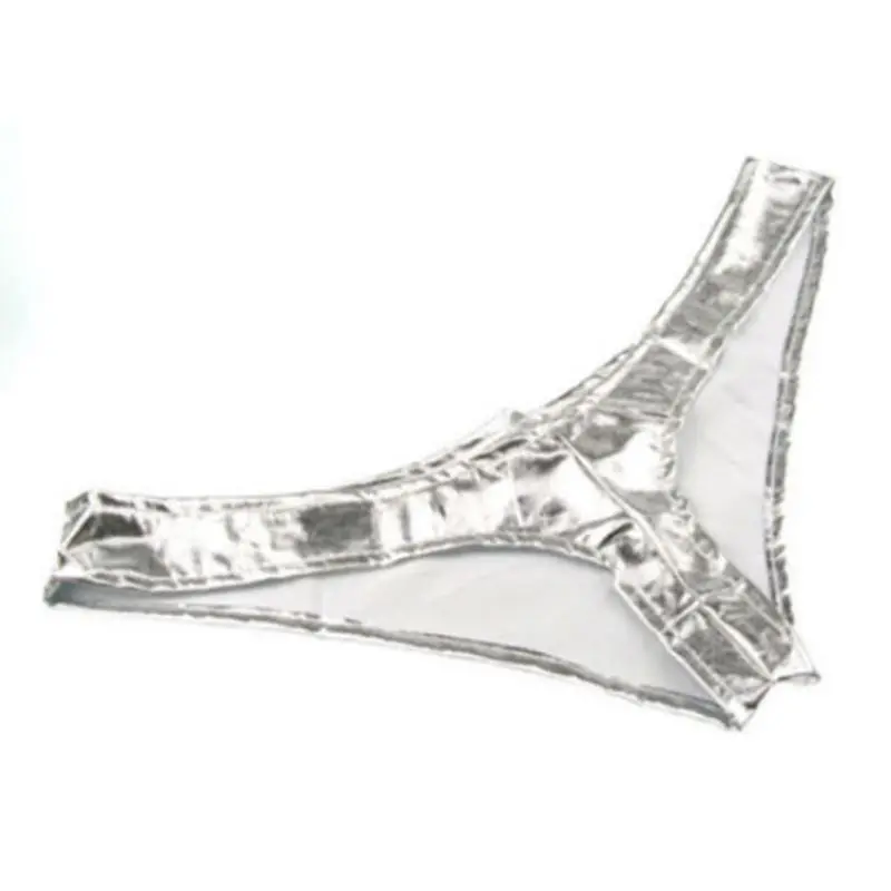 

2019 Newest Shiny Women Sexy Metallic G-String Thongs Brief Knicker Tangas Low Waist Underwear 10 Colors #2019.7.9