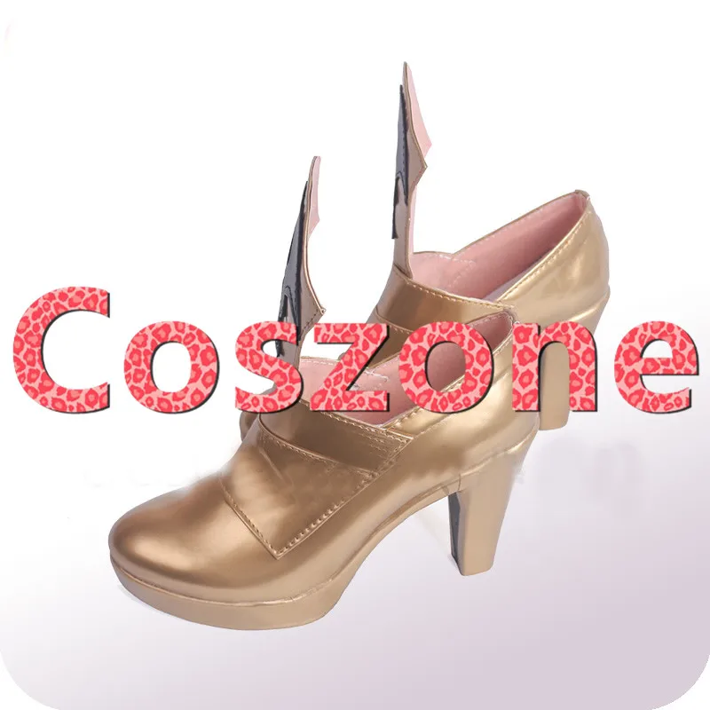 Fate Grand Order Lancer Ereshkigal Sprite2 Golden Cosplay Shoes (3)