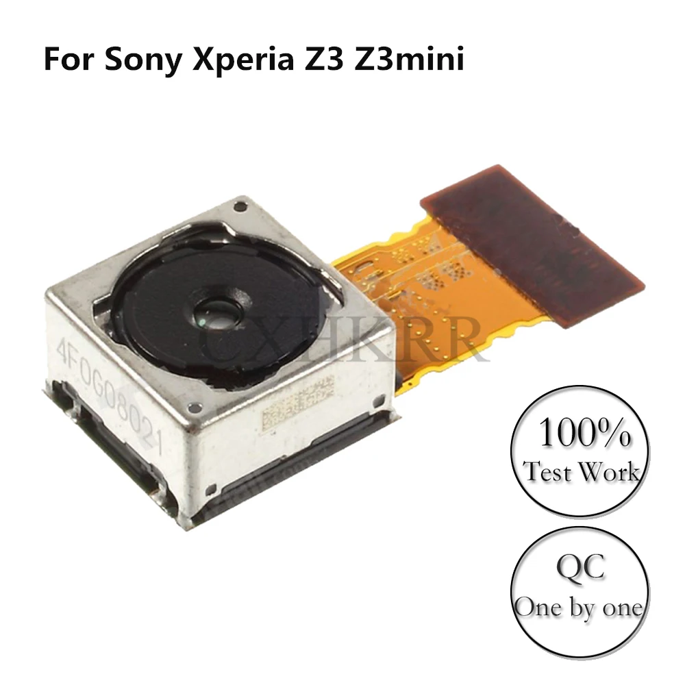 

CXHKRR Original Rear Main Camera For Sony Z3 d6603 d6653 d6633 Big Camera Flex Cable Back Camera Replacement Parts