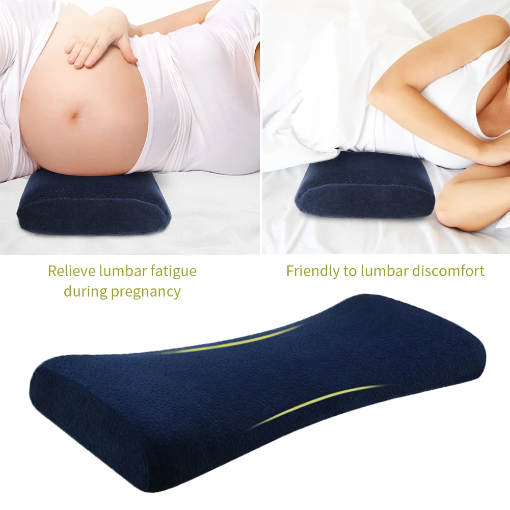 

Soft Memory Foam Sleeping Pillow for Lower Back Pain Orthopedic Lumbar Support Cushion Side Sleepers Pregnancy Maternity Pillows