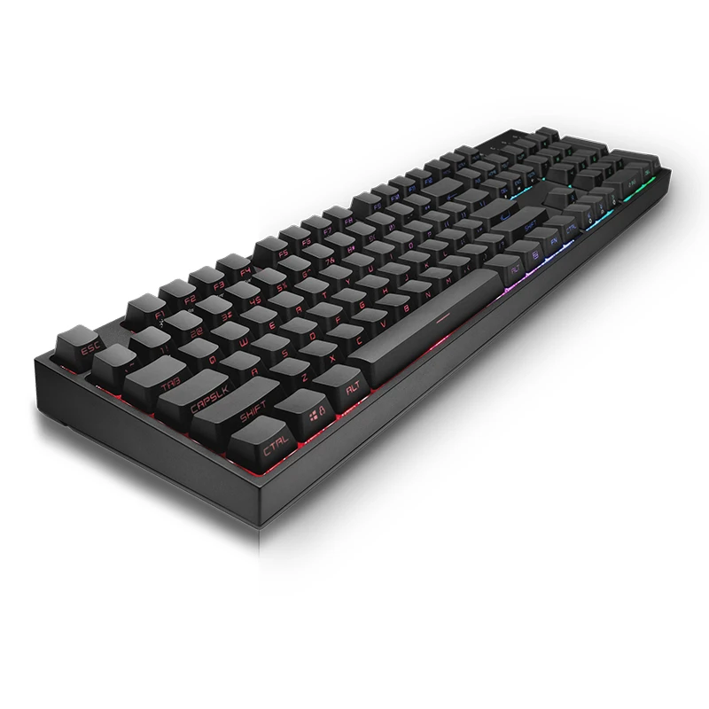 Кулер Master CK372 настольная игровая механическая клавиатура Cherry MX Axis body 104 клавишные колпачки pbt NKRO RGB коричневый синий красный переключатель