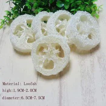 

100pcs/lot Loofah Luffa Loofa Slices s68 Loofah Soap Supplies cleanner s31 facial Soap Storage