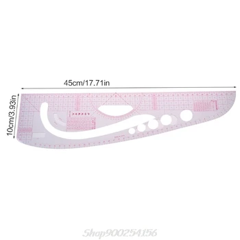 

Multi-function Sewing Ruler Measure for Making Clothes Tailor Craft Tool Plastic S19 20 Dropshipping