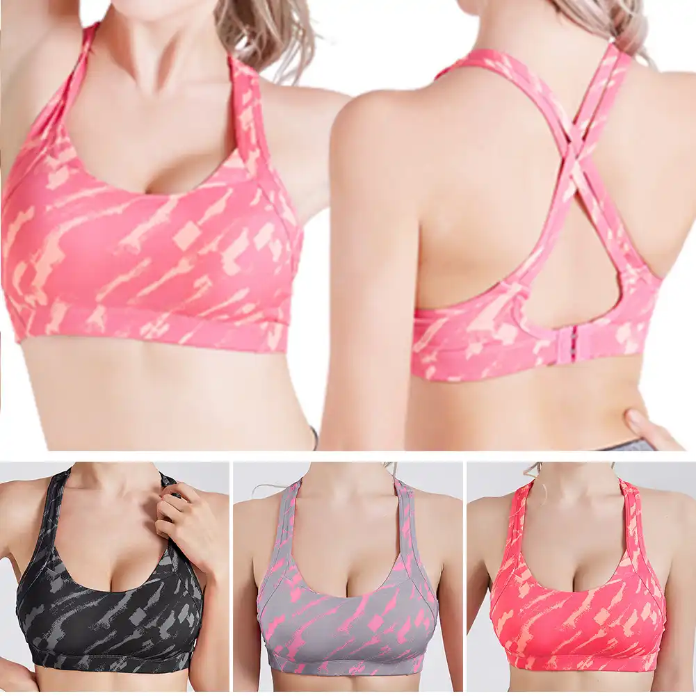 cross strap sports bra