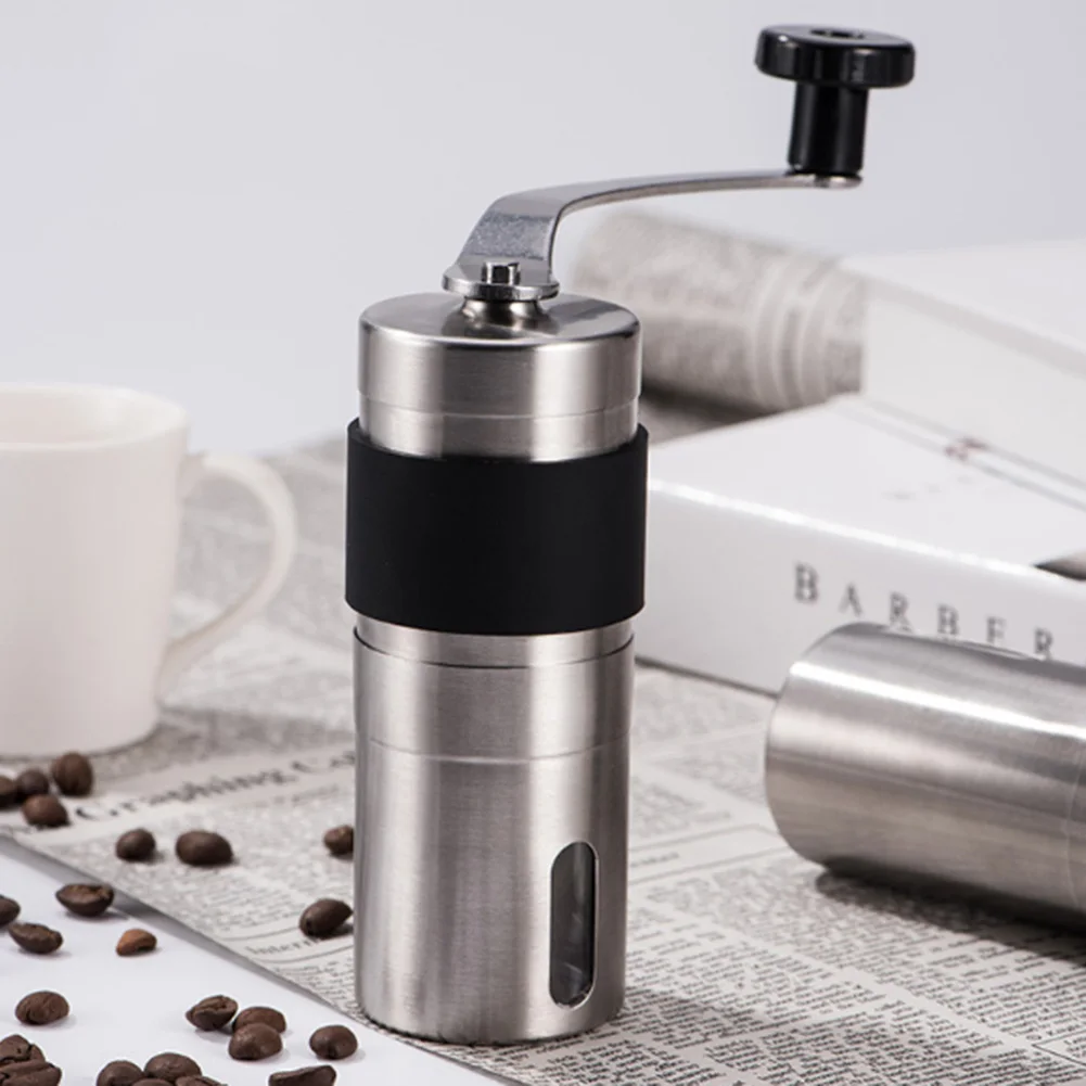 

NEW Creative Manual Ceramic Coffee Grinder Stainless Steel Adjustable Coffee Bean Mill With for Coffee Beans in the Kitchen