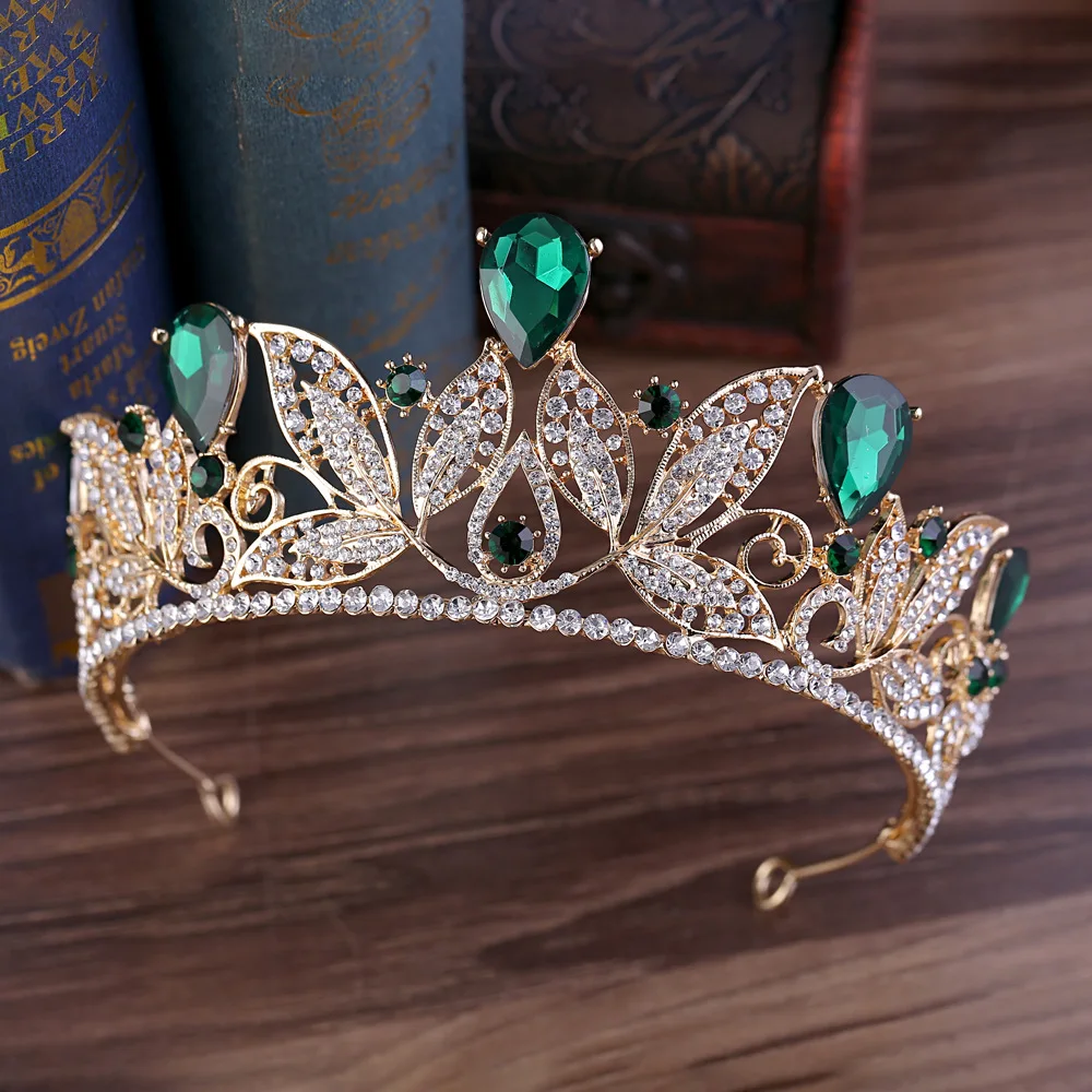 TOOAD Tiara Cristal Couronne, Diadème Avec Strass Peigne Pour Concours De Mari E Proms Mariage Princesse Parties Annive D Ner Voyage Photographie Cour