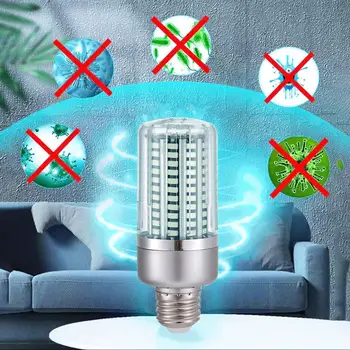 

2020 New 40W LED Durable Adjustable UVC Disinfection Light With Clip BaseUV Germicidal Corn Bulb For Home Hotel Restaurant Mask
