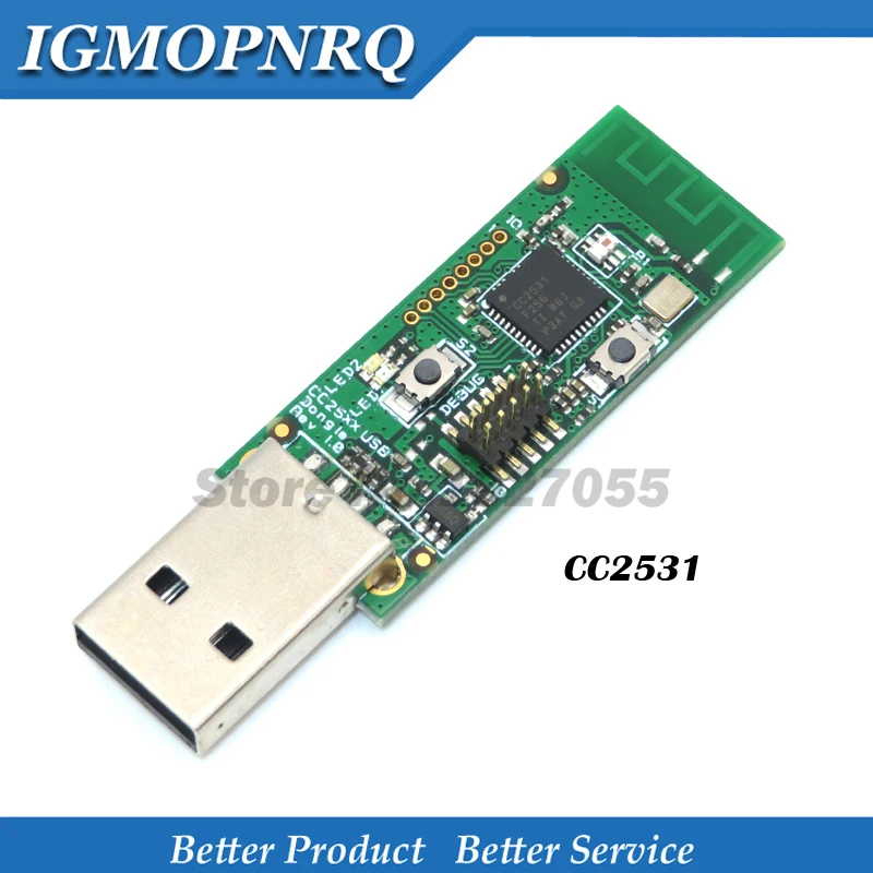 Беспроводной Zigbee CC2531 CC2540 анализатор голых досок пакетного протокола модуль USB интерфейс ключ захват модуль пакета - Цвет: CC2531