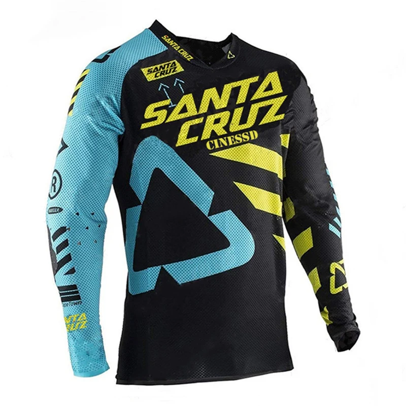2021 Santa Cruz Enduro горный велосипед Джерси MX Мотокросс BMX гоночный DH с длинным рукавом