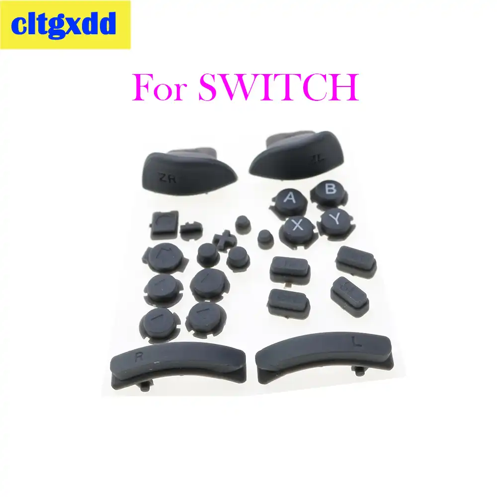 Оригинальные кнопки cltgxdd ДЛЯ ns joy con l r zl zr abxy d cushion сменные для контроллера Nintendo switch