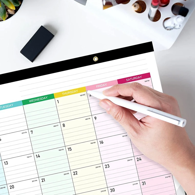 April 2023 Desktop Calendar Desktop Calendar Wall Calendar October 2021 April 2023, 18 Months In Total| Calendar| - Aliexpress