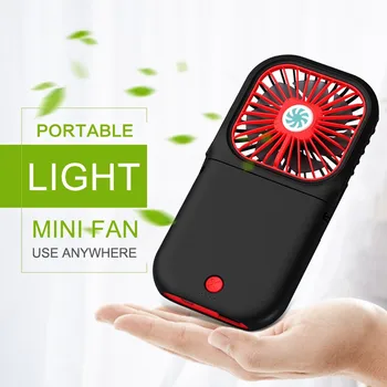 

USB Cahrging Necklace Fan 90 Degree Rotating Free Adjustable Portable Personal Fan 3 Setting Cooling Folding Electric Fan