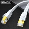 SAMZHE CAT6 Flat Ethernet Cable  1000Mbps 250MHz CAT 6 RJ45 Networking Patch Cord LAN for Computer Router Laptop 1
