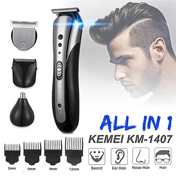

Original 3 in 1 Electric Razor Floating Wireless Rechargeable Beard Shaver Nose Hair Trimmer Ear Clipper for Men