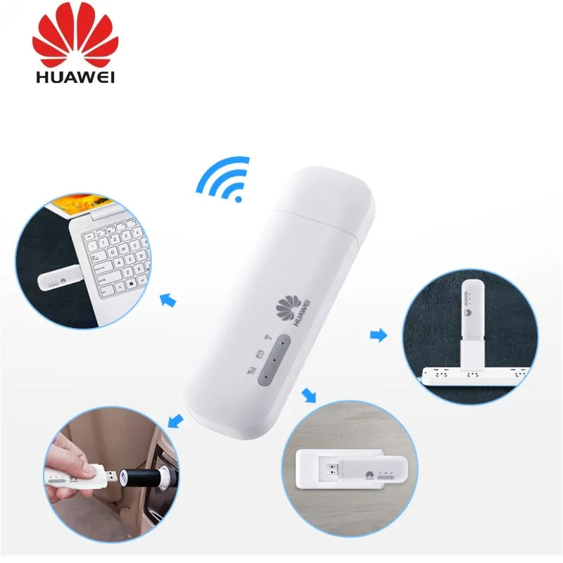 Разблокированный huawei E8372h-155 USB Wi-Fi модем 4G 150 Мбит/с LTE FDD Band 1/3/5/7/8/20 аппарат, который не привязан к оператору сотовой связи полоса 38/40/41 3g мобильный usb-ключ